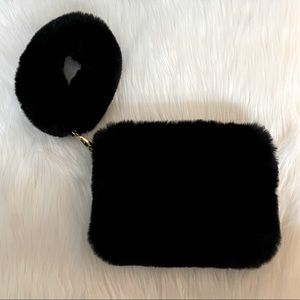 Faux Fur Clutch Bag